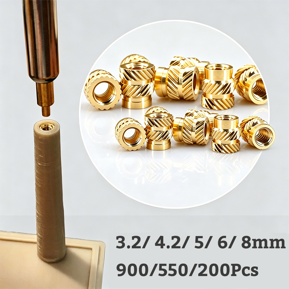 Furniture Hardware Threaded Inserts - Tuercas moleteadas de latón UNC 1/4-20