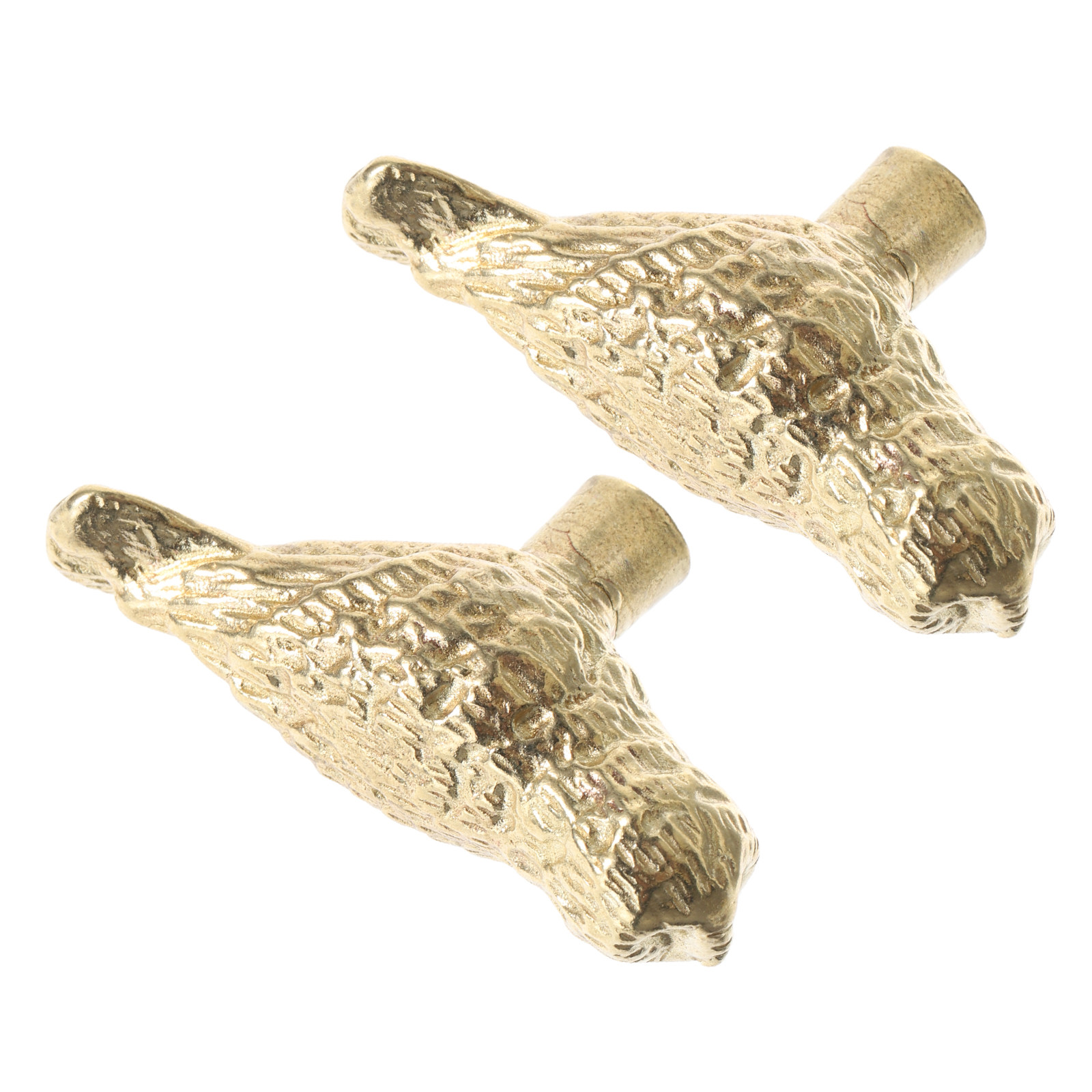 Unique Furniture Hardware - 2 pzas. de tiradores de latón