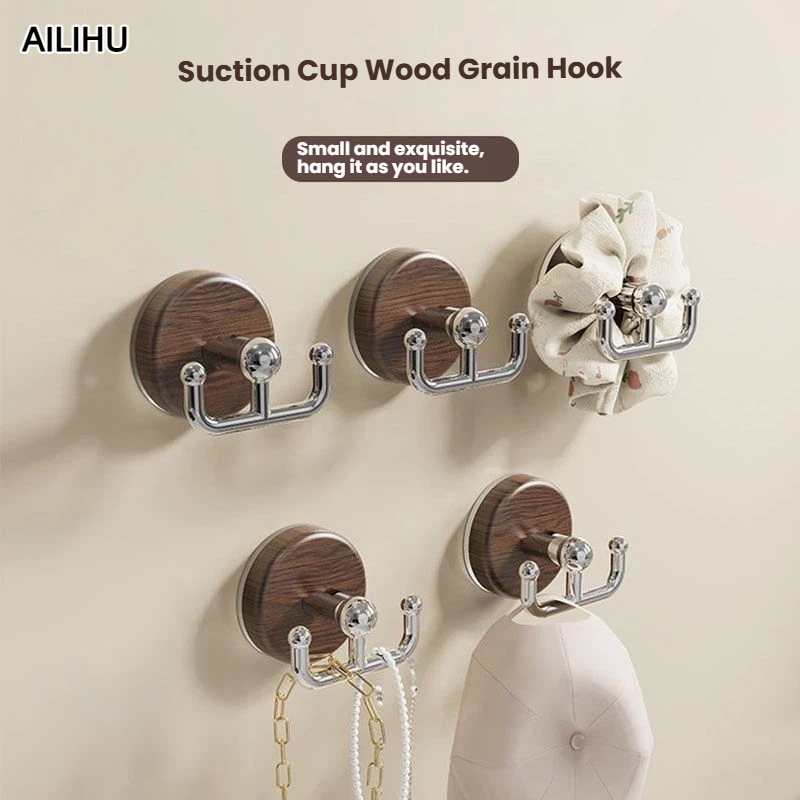 Door Stopper Heavy - Ganchos de succión de imitación madera
