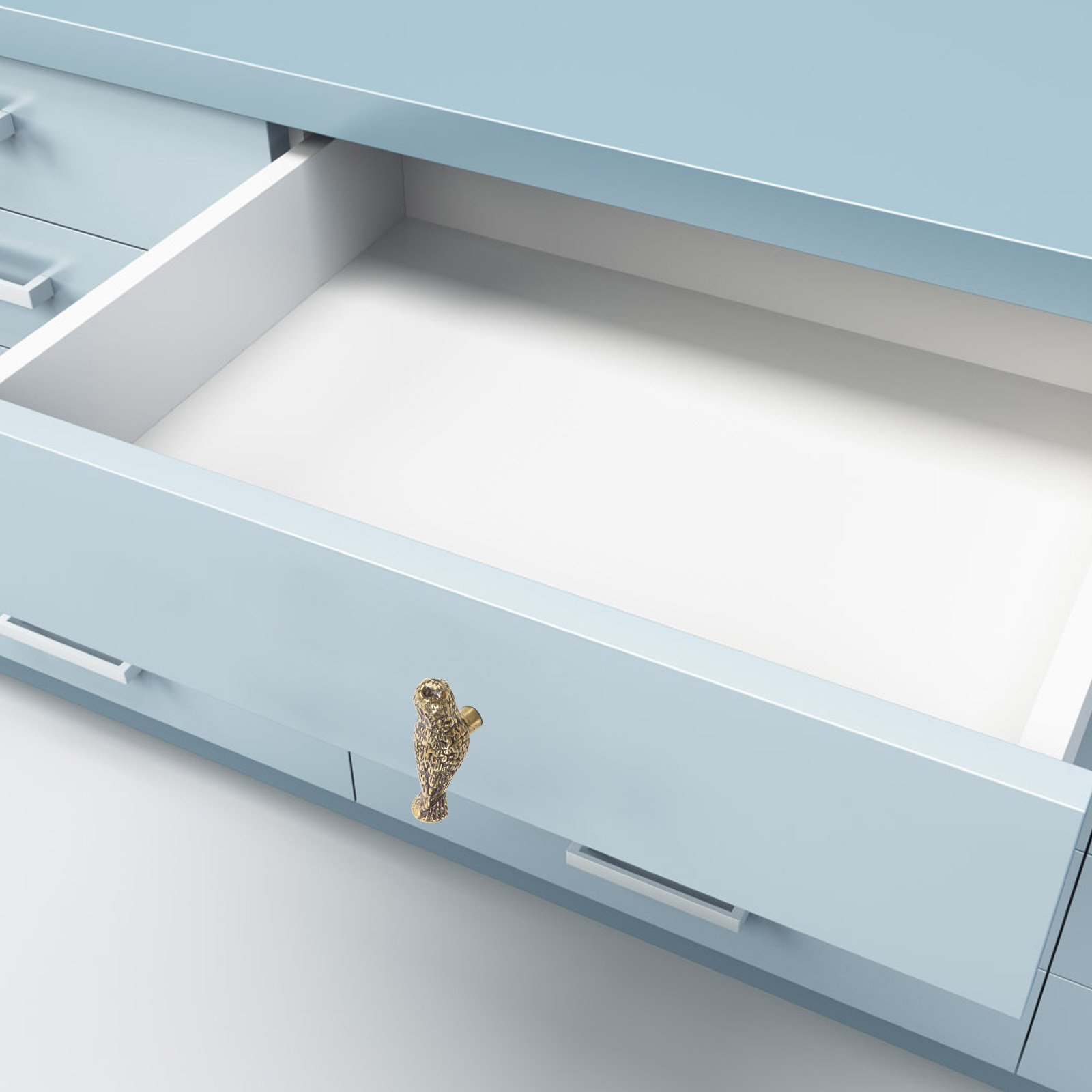 Unique Furniture Hardware - 2 pzas. de tiradores de latón