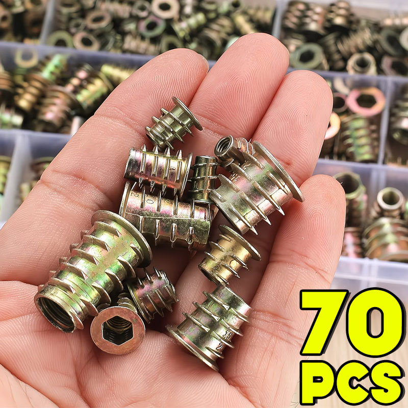 Furniture Hardware Threaded Inserts - Kit de tuercas de inserción roscadas