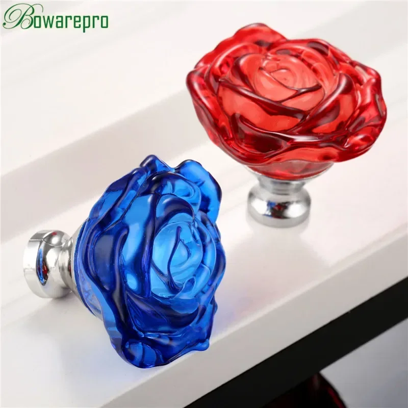 Furniture Hardware Jig - Bowarepro-manija de cristal rosa de 50MM,