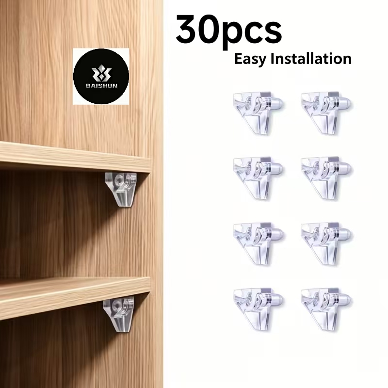 Shelf Peg Support - 30 Piezas de Soportes para Estantes