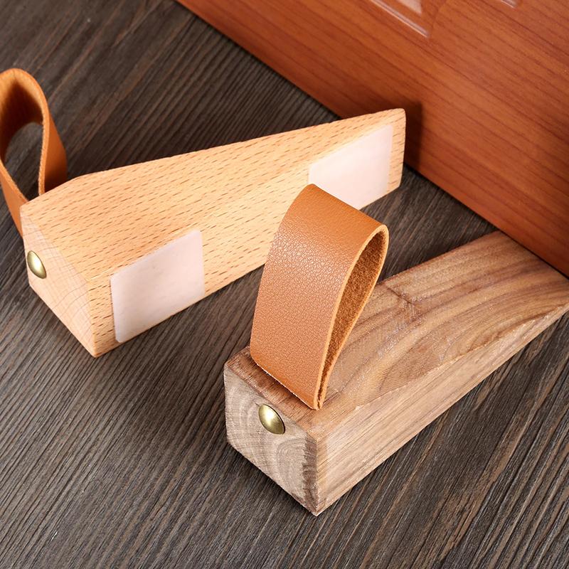 Door Stopper Heavy - Tope de puerta de madera maciza,