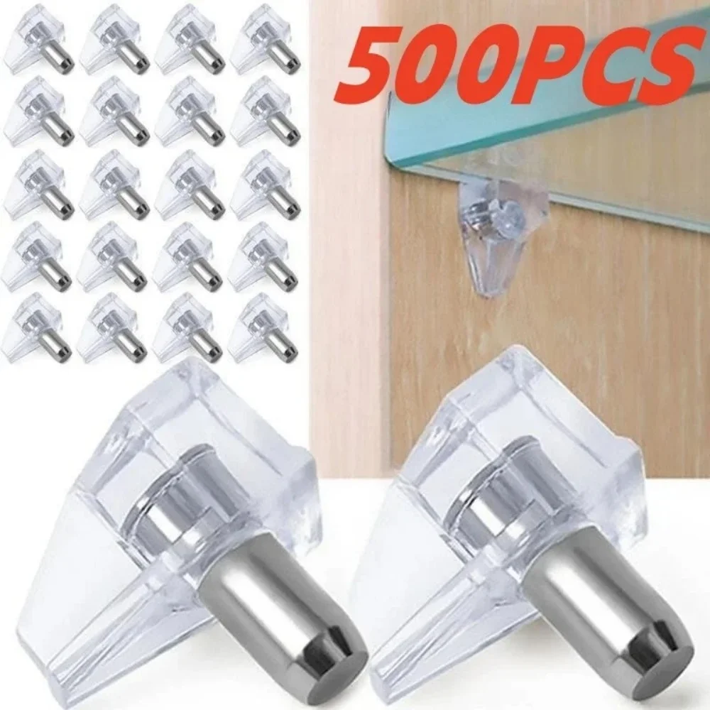 Shelf Peg Support - 500/200/50/10 Uds. Clavijas transparentes para estante,