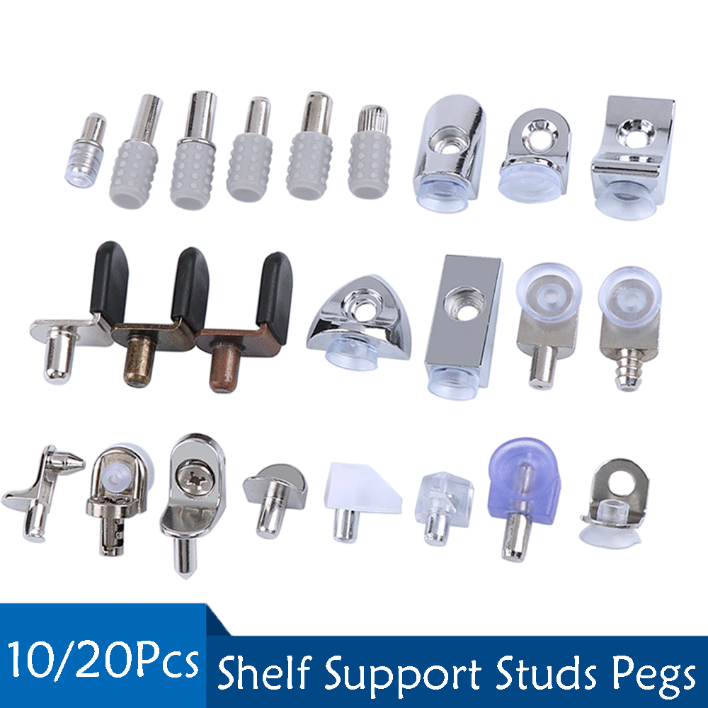 Shelf Peg Support - 10/20 Piezas Soportes para Estantes, Pernos,