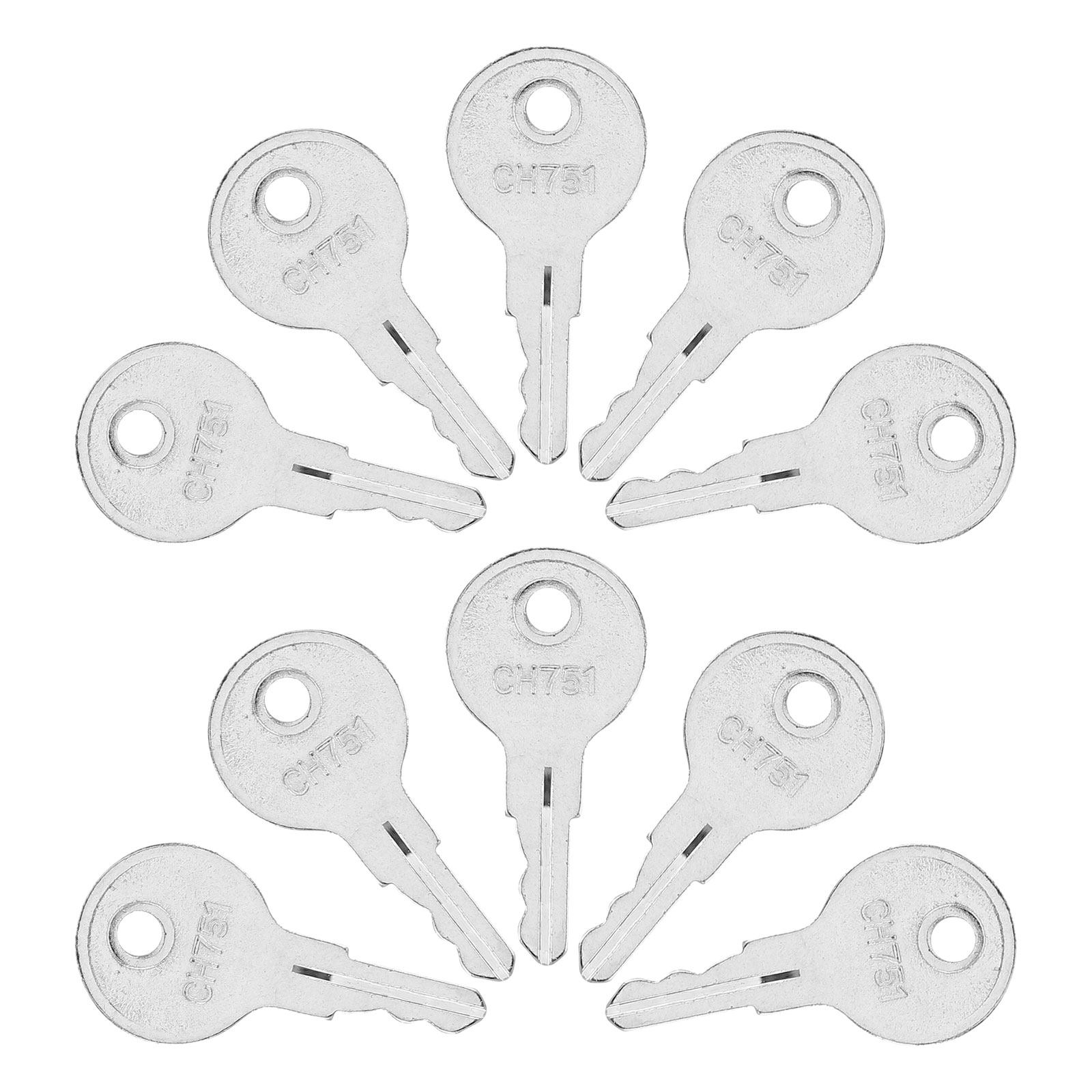 Cabinet Lock Key - 10 Llaves Universales para RV de