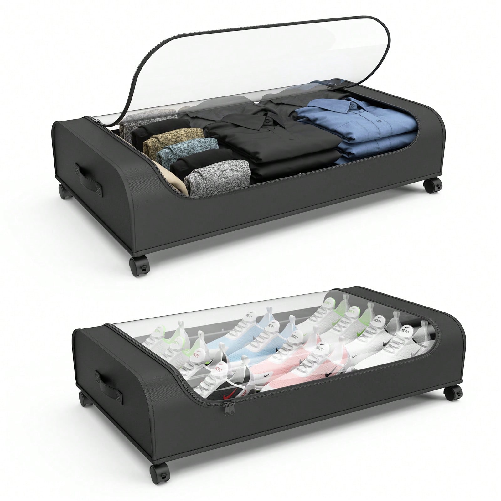 Furniture Hardware For Bed - Organizador de almacenamiento debajo de la