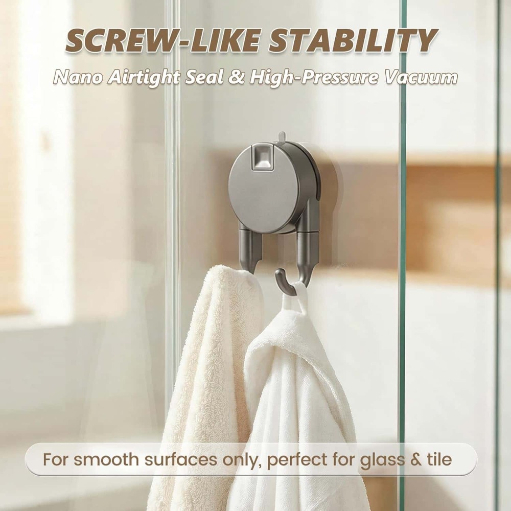 Door Stopper Heavy - Ganchos de Succión Sin Taladro, Ganchos