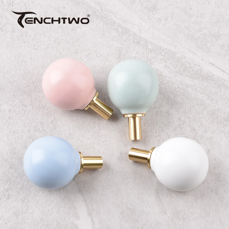 Ganchos de cerámica redondos,  - Furniture Hardware Jig reseña y precio