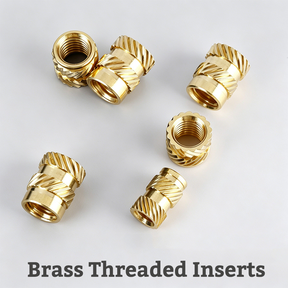 Tuercas moleteadas de latón UN - Furniture Hardware Threaded Inserts reseña y precio
