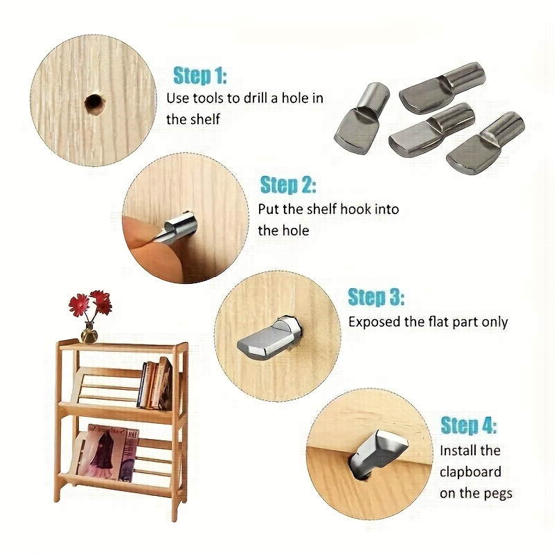 20/50 Uds clavijas de alfilere - Shelf Peg Support reseña y precio