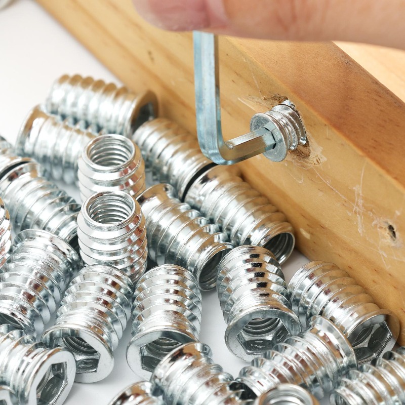 Insertos Roscados de Acero al  - Furniture Hardware Threaded Inserts reseña y precio