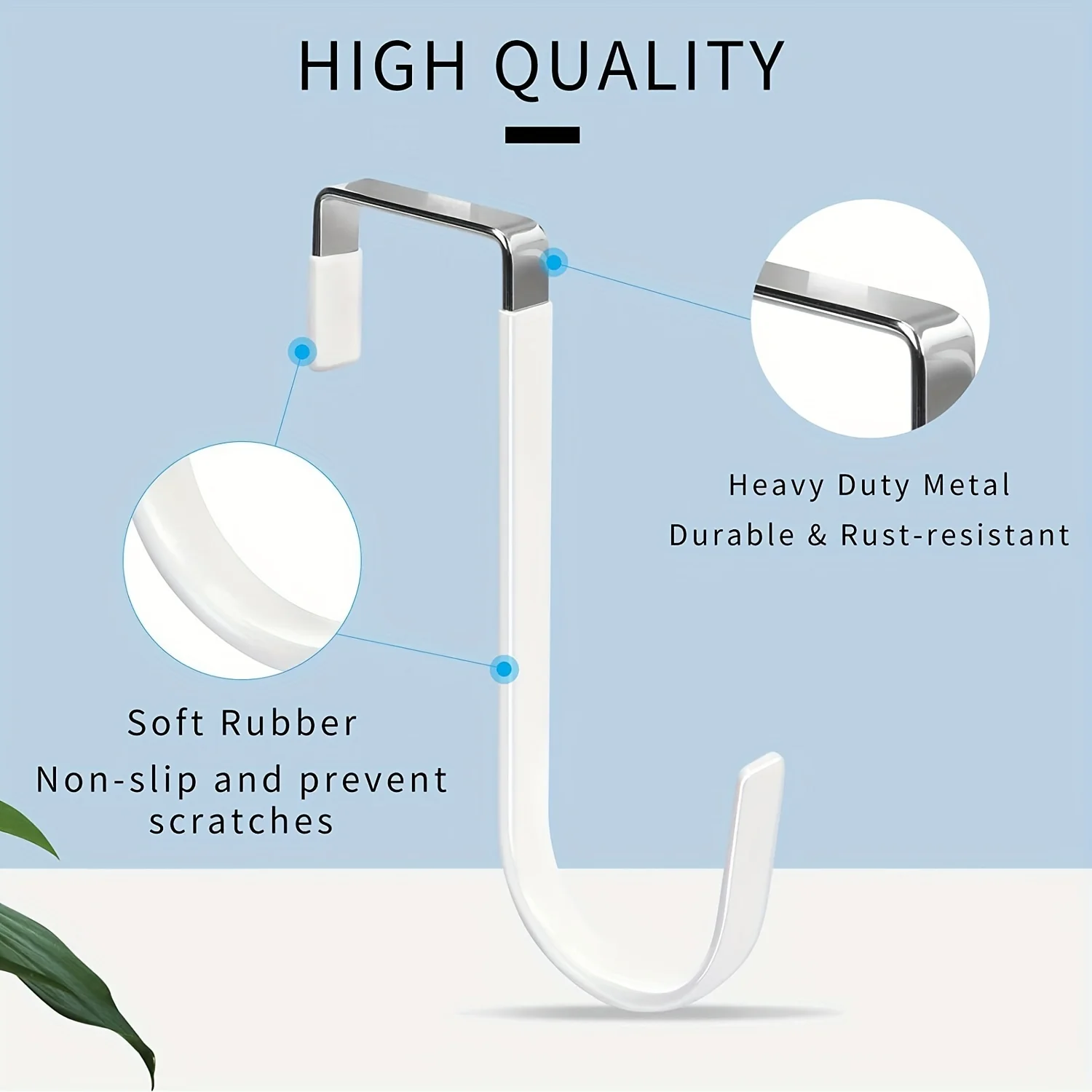4 uds. Ganchos para colgar en  - Door Stopper Heavy reseña y precio
