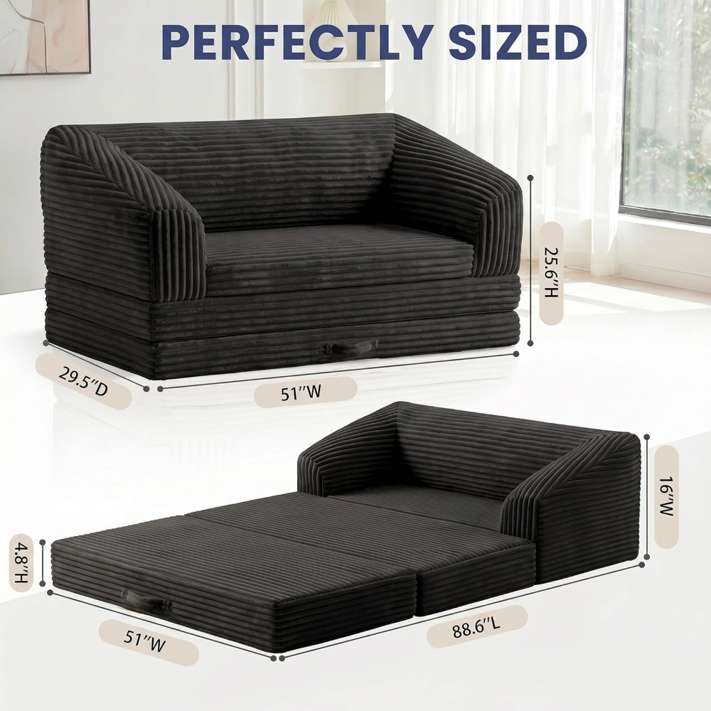 Sofá Cama Convertible de Tres  - Furniture Hardware For Bed reseña y precio