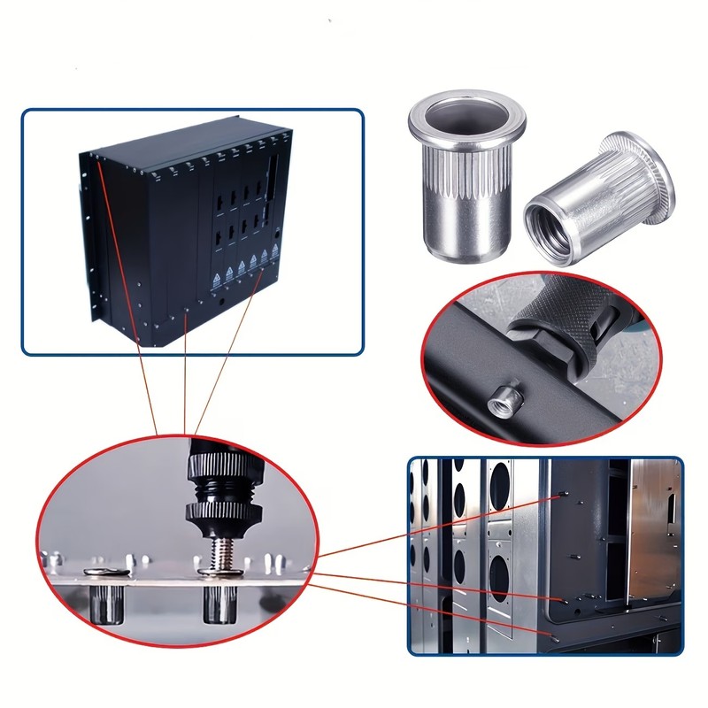 46 tuercas roscadas M4 resiste - Furniture Hardware Threaded Inserts reseña y precio