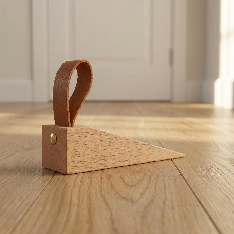 Tope de puerta de madera maciz - Door Stopper Heavy reseña y precio