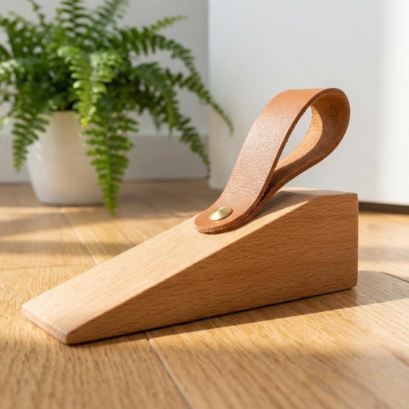 Tope de puerta de madera maciz - Door Stopper Heavy reseña y precio