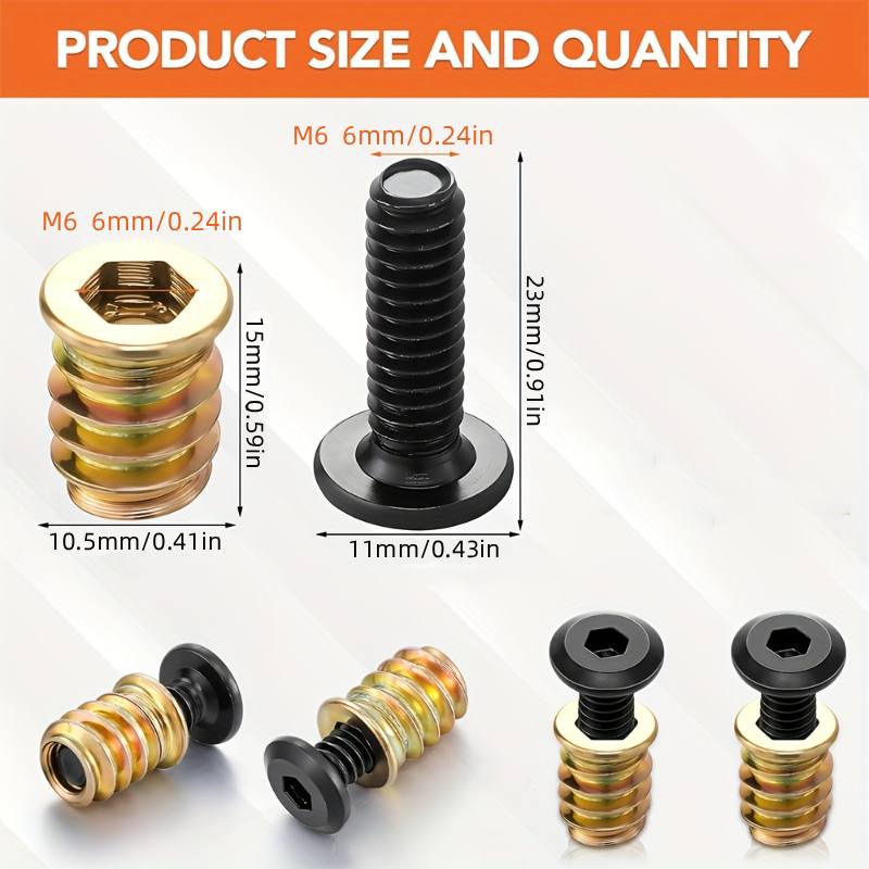 Kit de herramientas de combina - Furniture Hardware Threaded Inserts reseña y precio