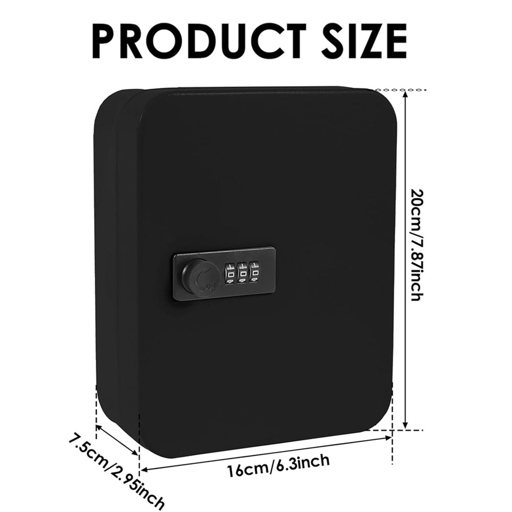 Caja de seguridad negra para l - Cabinet Lock Key reseña y precio