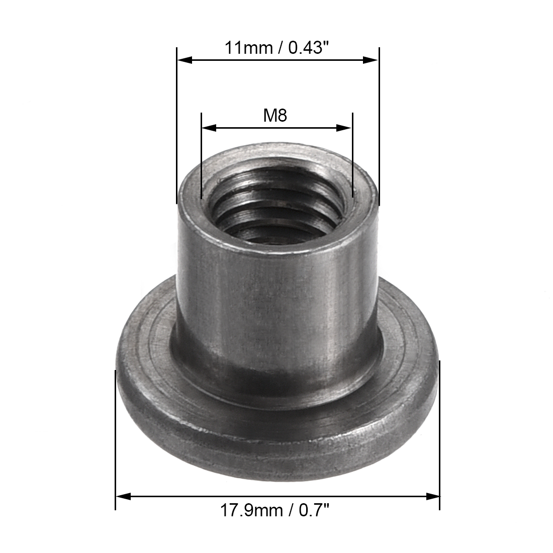 30 unidades de tuercas en T de - Furniture Hardware Threaded Inserts reseña y precio