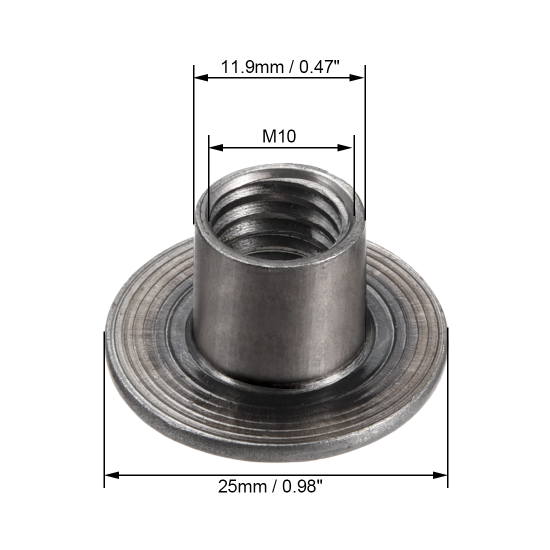 30 unidades de tuercas en T de - Furniture Hardware Threaded Inserts reseña y precio