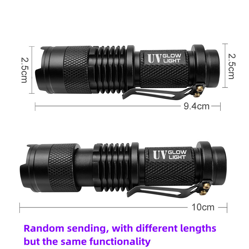 Mini linterna UV de 395nm, señ - Furniture Hardware Jig reseña y precio