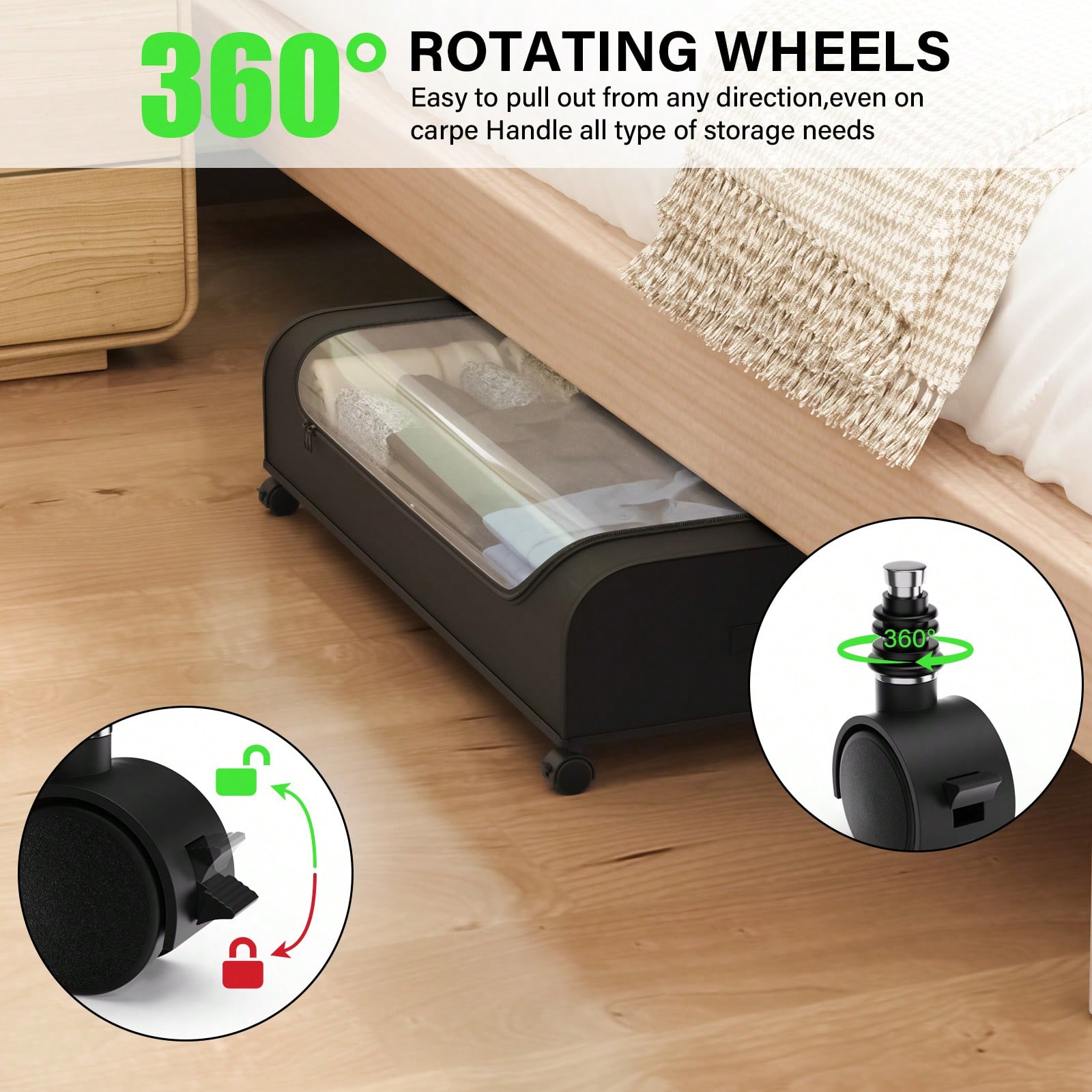 Organizador de almacenamiento  - Furniture Hardware For Bed reseña y precio