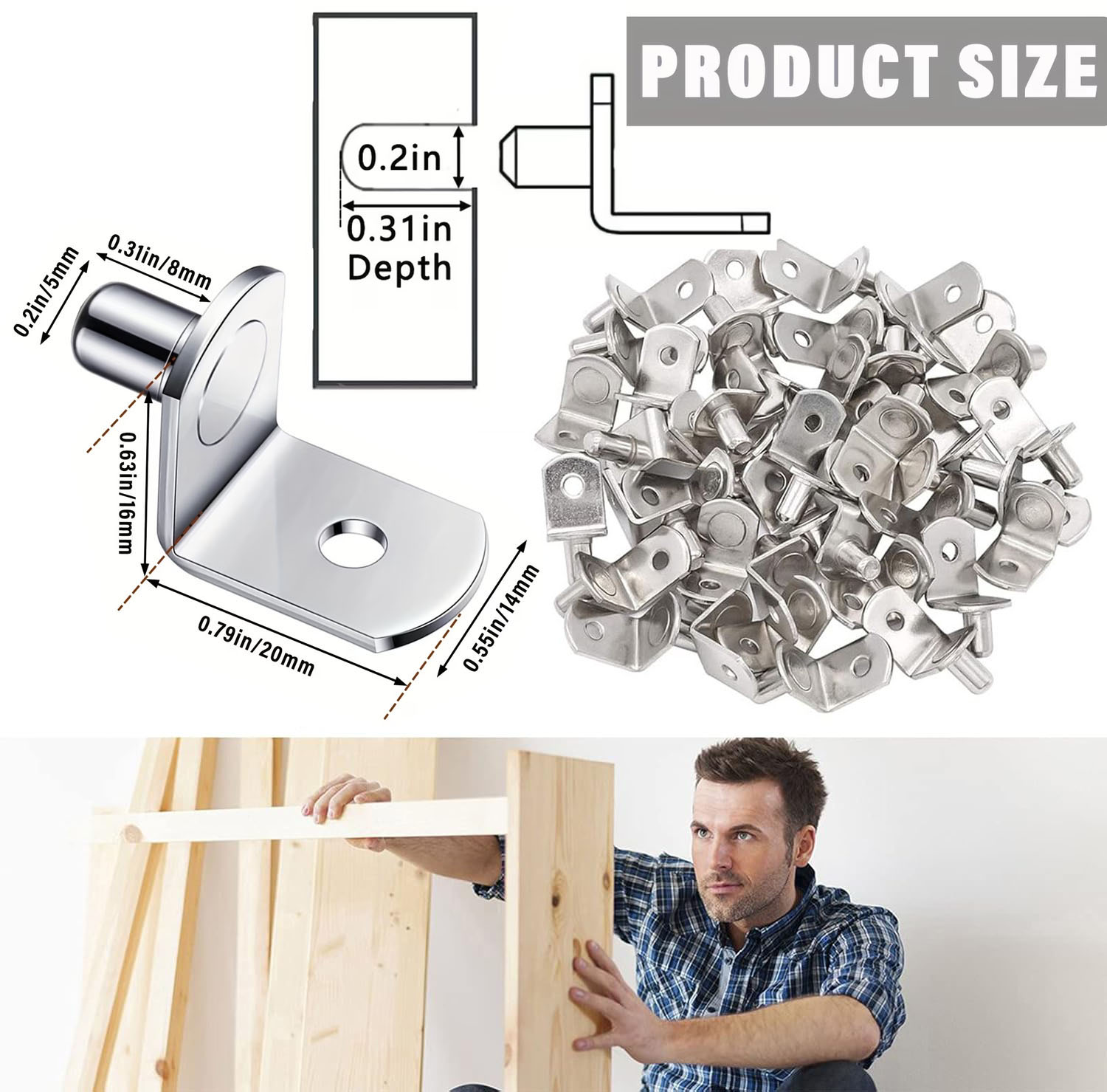 Clavijas de estante de 5mm, pa - Shelf Peg Support reseña y precio