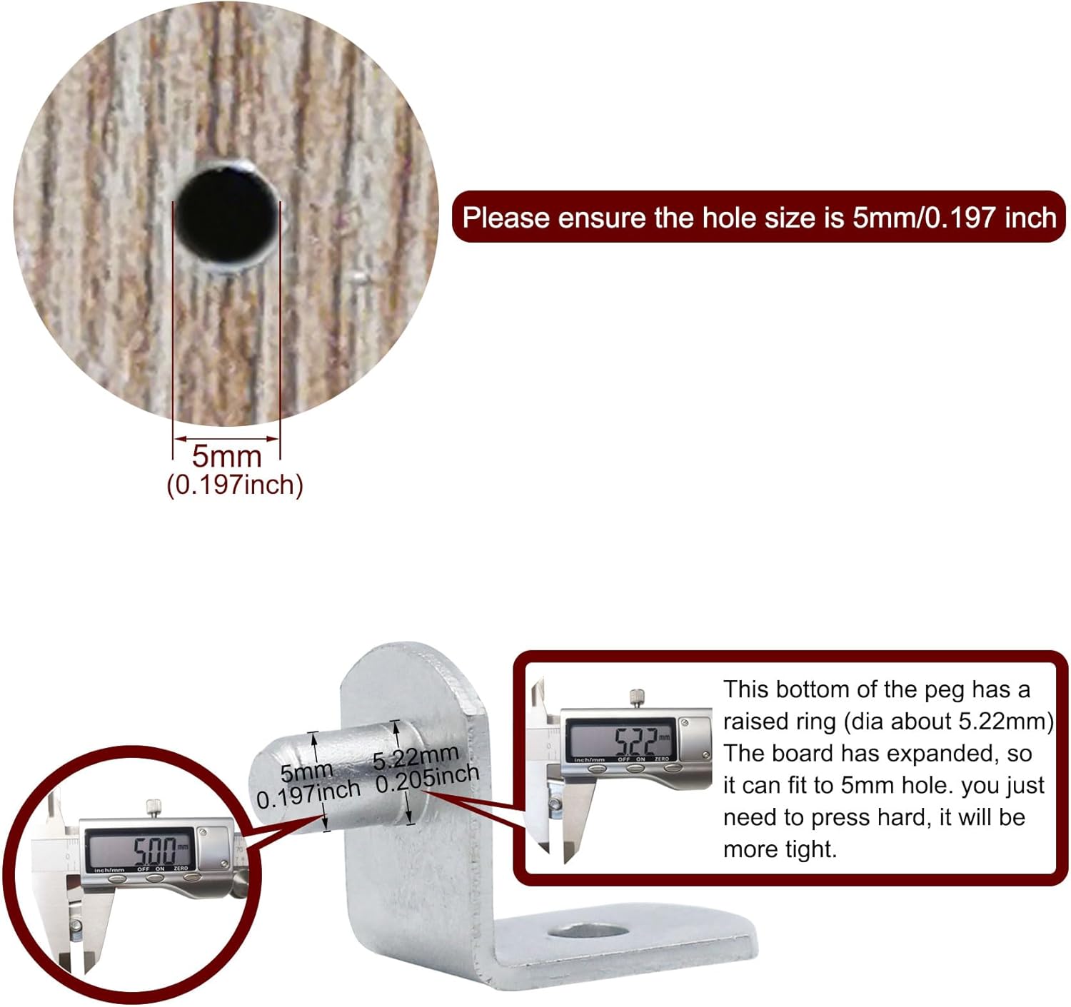 Clavijas de estante de 5mm, pa - Shelf Peg Support reseña y precio