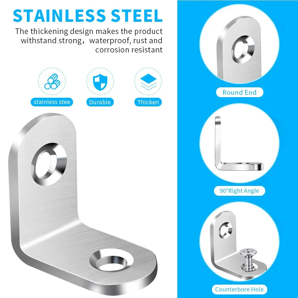 Soportes en L de Acero Inoxida - Shelf Peg Support reseña y precio