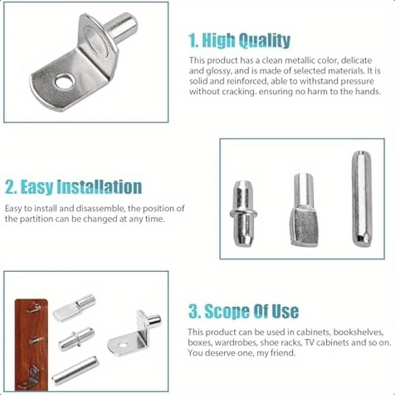 Kit de 104 Soportes para Estan - Shelf Peg Support reseña y precio