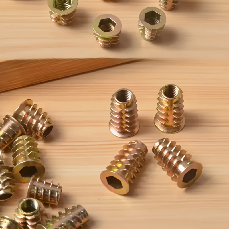 100 Piezas de Insertos Roscado - Furniture Hardware Threaded Inserts reseña y precio