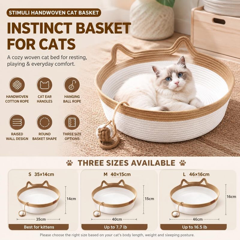 Cesta/Cama para Gatos de Cuerd - Furniture Hardware For Bed reseña y precio