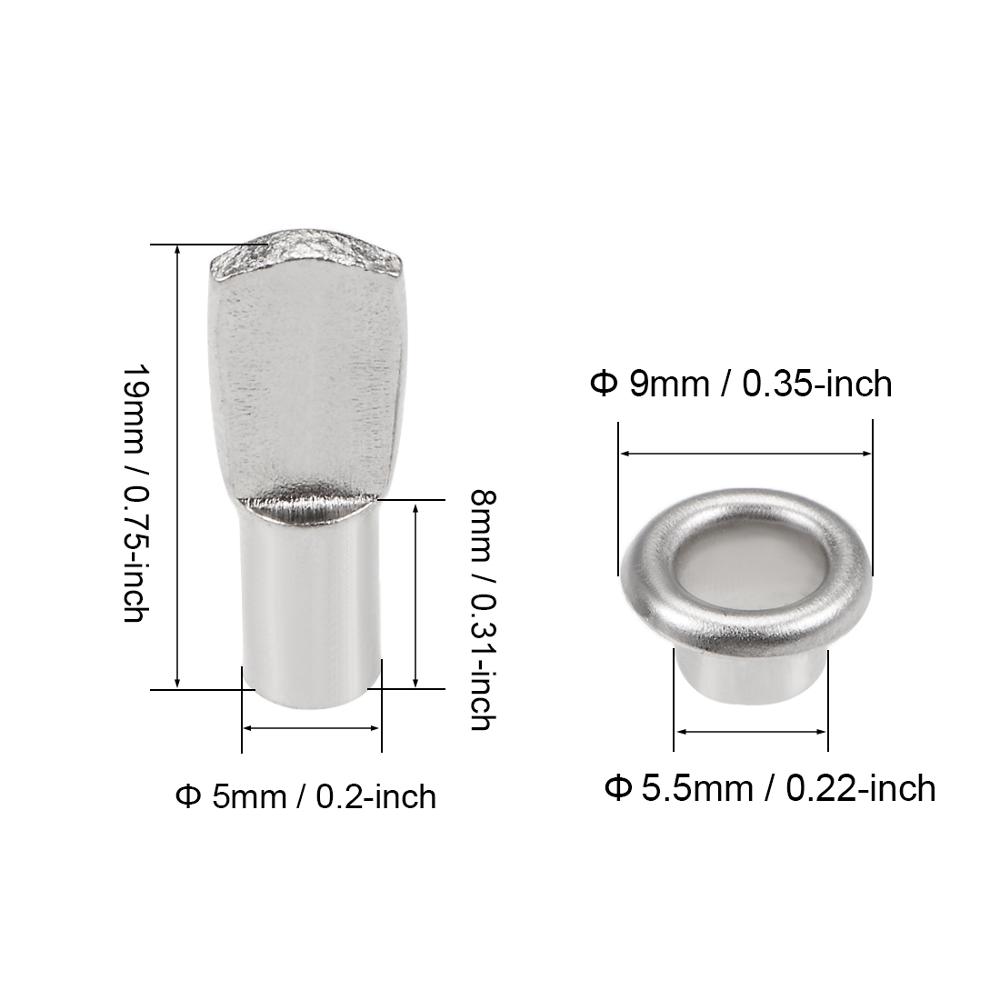 Uxcell-clavijas de soporte de  - Shelf Peg Support reseña y precio